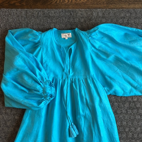 Mille turquoise beach coverup , size small - Picture 2 of 4